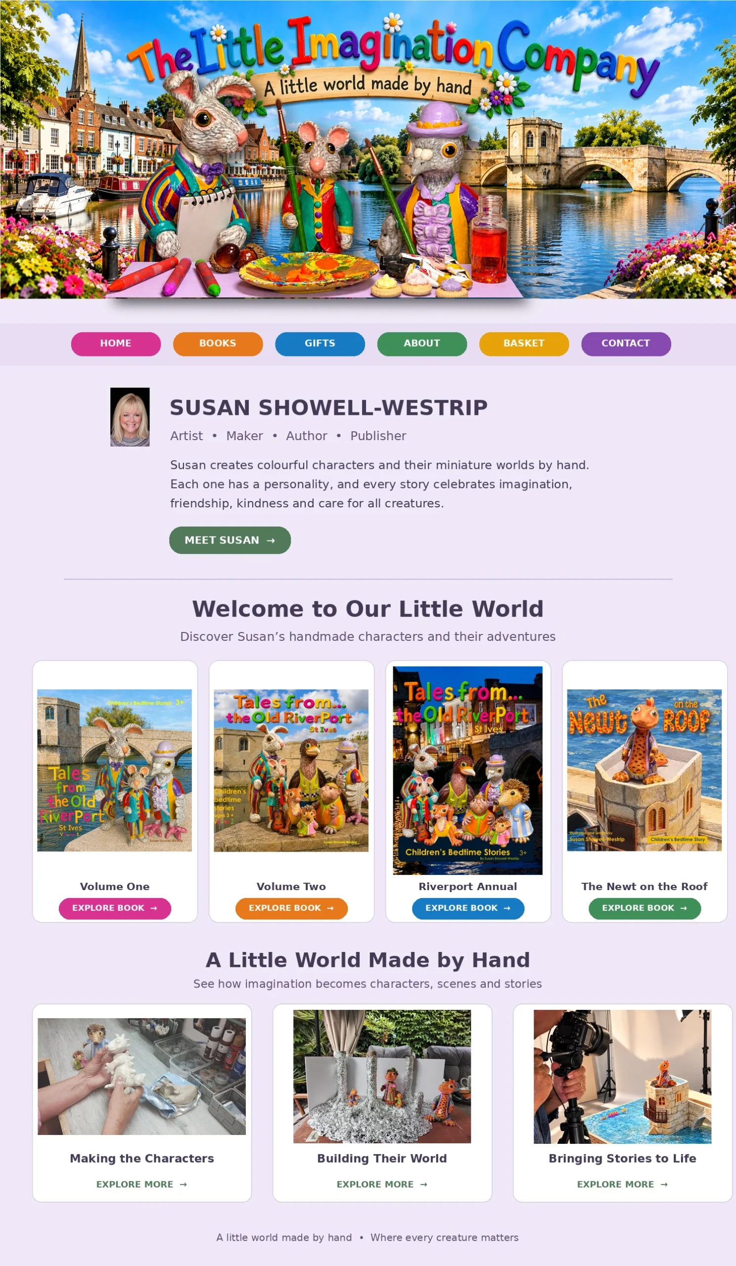 The Little Imagination Company homepage