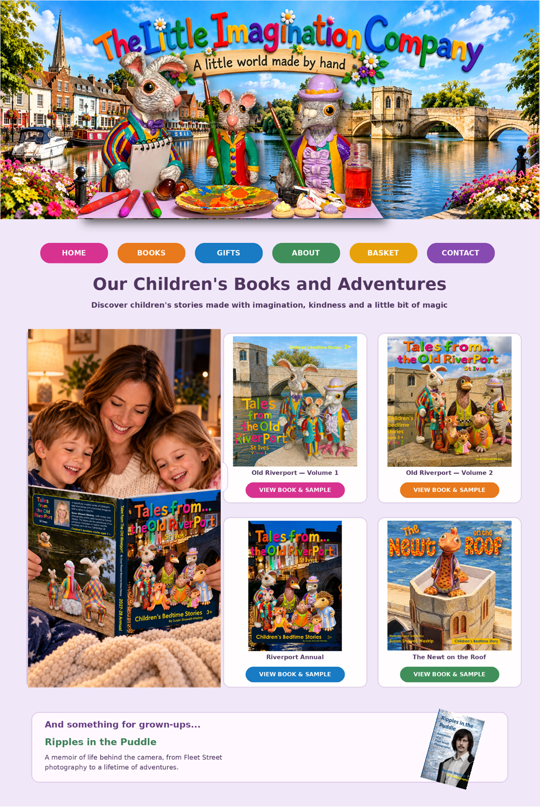 The Little Imagination Company Books page